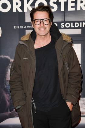 Bruno Eyron actor as a guest on the red carpet at the movie premiere Die Vorkosterinnen at Kino Babylon on May 05, 2025 in Berlin Berlin Germany