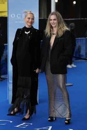 . 06 05 2025. London, United Kingdom. Cara and Poppy Delevingne arriving at the Ocean with David Attenborough premiere in London. xStephenxLockx xi-Imagesx IIM-25922-0018