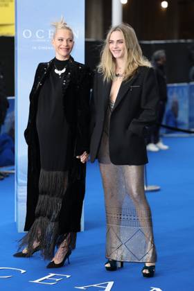 . 06 05 2025. London, United Kingdom. Cara and Poppy Delevingne arriving at the Ocean with David Attenborough premiere in London. xStephenxLockx xi-Imagesx IIM-25922-0019