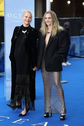 . 06 05 2025. London, United Kingdom. Cara and Poppy Delevingne arriving at the Ocean with David Attenborough premiere in London. xStephenxLockx xi-Imagesx IIM-25922-0020
