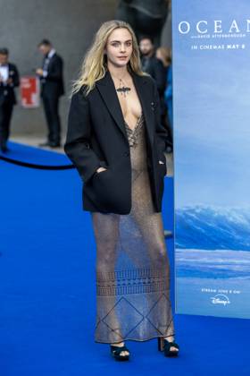 Ocean with David Attenborough World Film Premiere Celebs attend Ocean with David Attenborough World Film Premiere at the Royal Festival Hall Featuring: Cara Delevingne Where: London, United Kingdom When: 06 May 2025 Credit: Phil Lewis WENN London United Kingdom Copyright: xPhilxLewis WENNx wenn40389548 PLAAx wenn40389548