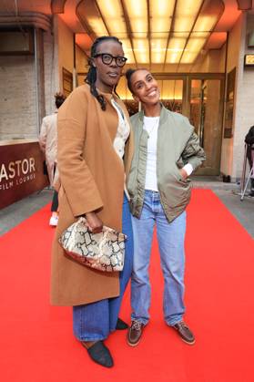 07 05 2025, Anna Dushime and Hadnet Tesfai at the premiere of the documentary series Max Joy Ð Komm näher, Astor Film Lounge, Berlin, Berlin