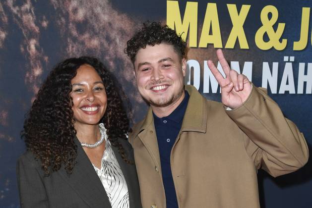 Joy Denalane and her son Isaiah Naledi at the premiere of the 3-part ARD documentary film series öMax und Joy komm naeher from 8 5 205 in the ARD Mediathek on 7 05 2025 in the Astor Filmlounge in Berlin ARD documentary series Max Joy komm naeher celebrates premiere in Berlin