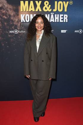 Joy Denalane at the premiere of the 3-part ARD documentary film series öMax and Joy komm naeher from 8 5 205 in the ARD Mediathek on 7 05 2025 in the Astor Filmlounge in Berlin ARD documentary series Max Joy komm naeher celebrates premiere in Berlin