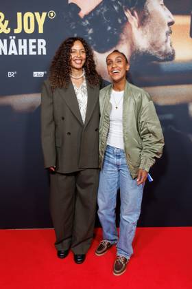 Premiere of the documentary series Max Joy Komm näher Joy Denalane and Hadnet Tesfai at the premiere of the documentary series Max Joy Komm näher at the Astor Film Lounge on 07 05 2025 in Berlin Copyright: xEventpressxKochanx