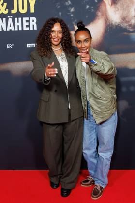 Premiere of the documentary series Max Joy Komm näher Joy Denalane and Hadnet Tesfai at the premiere of the documentary series Max Joy Komm näher at the Astor Film Lounge on 07 05 2025 in Berlin Copyright: xEventpressxKochanx
