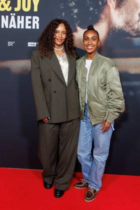 Premiere of the documentary series Max Joy Komm näher Joy Denalane and Hadnet Tesfai at the premiere of the documentary series Max Joy Komm näher at the Astor Film Lounge on 07 05 2025 in Berlin Copyright: xEventpressxKochanx