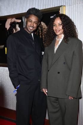 Sekou Neblett and Joy Denalane at the premiere of the ARD documentary series Max Joy Komm näher in the Astor Film Lounge Berlin, 07 05 2025 Foto:xN.xKubelkax xFuturexImagex joy_5545