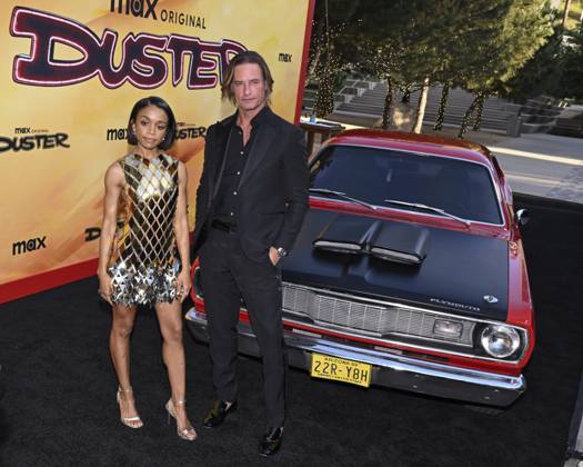 May 8, 2025, Universal City, California, USA: Rachel Hilson and Josh Holloway attend the Los Angeles Premiere Of HBO Original Series Duster Universal City USA - ZUMAb173 20250508_aap_b173_019 Copyright: xBillyxBennightx