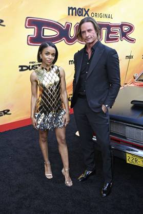 Rachel Hilson and Josh Holloway at the premiere of the HBO Max original series Duster at Universal Studios Universal City, 08 05 2025 Foto:xD.xStarbuckx xFuturexImagex duster_5561