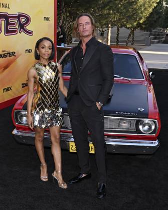 May 8, 2025, Universal City, California, USA: Rachel Hilson and Josh Holloway attend the Los Angeles Premiere Of HBO Original Series Duster Universal City USA - ZUMAb173 20250508_aap_b173_030 Copyright: xBillyxBennightx