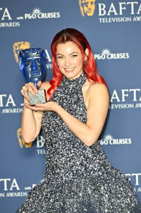 BAFTA TV Awards, Winners, London, UK, 11 May 2025. London, UK, 11 May 2025. Dianne Buswell, winner of the P&O Cruises Memorable Moment Award for Strictly Come Dancing on the Winners Carpet at the BAFTA Television Awards with P&O Cruises at the Royal Festival Hall, London, UK., Credit:Lee Floyd Avalon UK, London, Royal Festival Hall Copyright: xLeexFloydx xAvalonx 0998024348