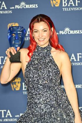 BAFTA TV Awards, Winners, London, UK, 11 May 2025. London, UK, 11 May 2025. Dianne Buswell, winner of the P&O Cruises Memorable Moment Award for Strictly Come Dancing on the Winners Carpet at the BAFTA Television Awards with P&O Cruises at the Royal Festival Hall, London, UK., Credit:Lee Floyd Avalon UK, London, Royal Festival Hall Copyright: xLeexFloydx xAvalonx 0998025864