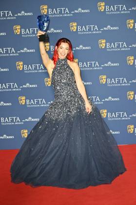 BAFTA TV Awards, Winners, London, UK, 11 May 2025. London, UK, 11 May 2025. Dianne Buswell, winner of the P&O Cruises Memorable Moment Award for Strictly Come Dancing on the Winners Carpet at the BAFTA Television Awards with P&O Cruises at the Royal Festival Hall, London, UK., Credit:Lee Floyd Avalon UK, London, Royal Festival Hall Copyright: xLeexFloydx xAvalonx 0998026162