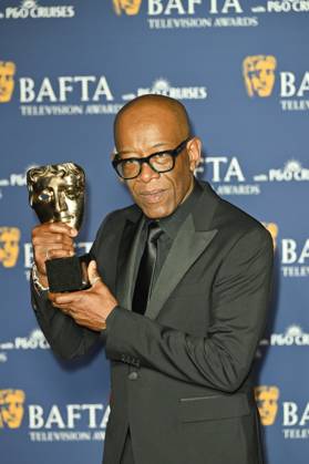 BAFTA TV Awards, Winners, London, UK, 11 May 2025. London, UK, 11 May 2025. Lennie James poses with the Leading Actor Award for Mr Loverman on the Winners Carpet at the BAFTA Television Awards with P&O Cruises at the Royal Festival Hall, London, UK., Credit:Lee Floyd Avalon UK, London, Royal Festival Hall Copyright: xLeexFloydx xAvalonx 0998026430