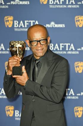 BAFTA TV Awards, Winners, London, UK, 11 May 2025. London, UK, 11 May 2025. Lennie James poses with the Leading Actor Award for Mr Loverman on the Winners Carpet at the BAFTA Television Awards with P&O Cruises at the Royal Festival Hall, London, UK., Credit:Lee Floyd Avalon UK, London, Royal Festival Hall Copyright: xLeexFloydx xAvalonx 0998026581