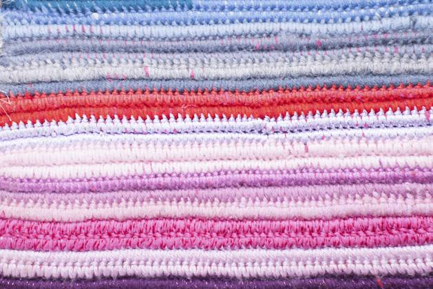 Gehäkelter Hintergrund mit verschiedenen Farben, für Design Crochet background with different colors, for design Copyright: imageBROKER OksanaxShufrych ibxiqx13407610.jpg ,model released, Symbolfoto ,property released