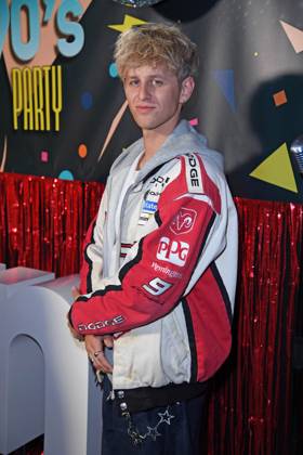 Theo Carow at the premiere of the first season of Messiah Superstar at Bi Nuu nightclub in Berlin on 15 05 2025