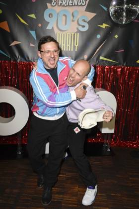 Florian Lukas and Oliver Petszokat at the premiere of the series Messiah Superstar SAT 1 and Joyn, from 16 05 2025 in the media library on 15 05 2025 in Berlin Messiah Superstar series premiere in Berlin