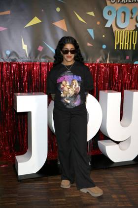 Banafsheh Hourmazdi at the photocall for the premiere of the first season of the JOYN series Messiah Superstar at Bi Nuu Berlin on May 15, 2025