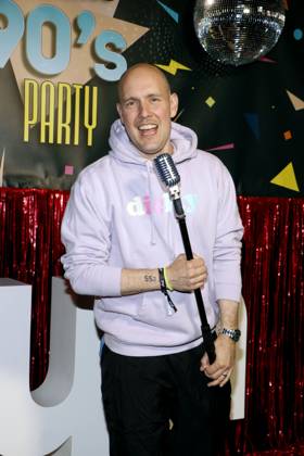 at the photocall for the premiere of the first season of the JOYN series Messiah Superstar at Bi Nuu Berlin on May 15, 2025