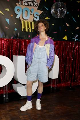 Karen Dahmen at the photocall for the premiere of the first season of the JOYN series Messiah Superstar at Bi Nuu Berlin on May 15, 2025