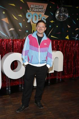 Florian Lukas at the photocall for the premiere of the first season of the JOYN series Messiah Superstar at Bi Nuu Berlin on May 15, 2025
