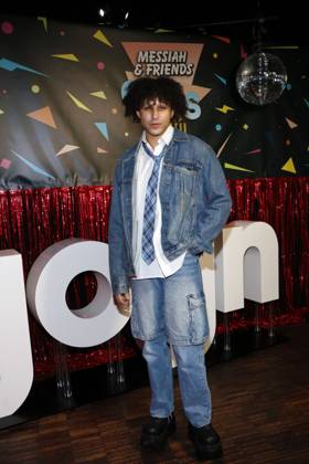 Lukas von Horbatschewsky at the photocall for the premiere of the first season of the JOYN series Messiah Superstar at Bi Nuu Berlin on May 15, 2025
