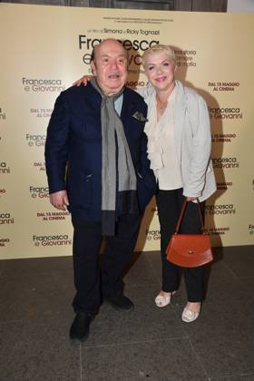 Rome, Cinema Quattro Fontane Preview of the film Francesca and Giovanni A story of love and mafia Rome, Cinema Quattro Fontane Preview of the film Francesca and Giovanni A story of love and mafia , In the photo: Lino Banfi Rosanna Banfi Rome Italy  Copyright: xIPA ABACAx