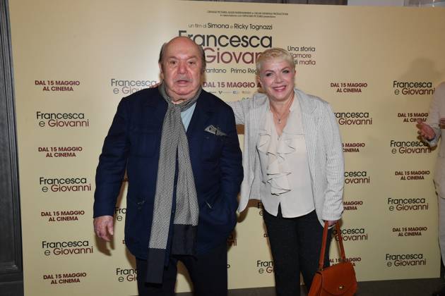Rome, Cinema Quattro Fontane Preview of the film Francesca and Giovanni A story of love and mafia Rome, Cinema Quattro Fontane Preview of the film Francesca and Giovanni A story of love and mafia , In the photo: Lino Banfi Rosanna Banfi Rome Italy  Copyright: xIPA ABACAx