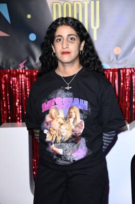 Banafshe Hourmazdi at the premiere of season 1 of the Joyn series Messiah Superstar at Bi Nuu Berlin, 15 05 2025 Foto:xN.xKubelkax xFuturexImagex messiah_5503