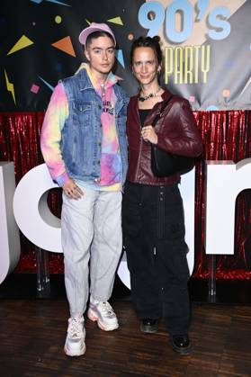 Gialu Simoniti and Gazelle Vollhase at the premiere of season 1 of the Joyn series Messiah Superstar at Bi Nuu Berlin, 15 05 2025 Foto:xN.xKubelkax xFuturexImagex messiah_5514