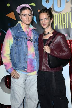 Gialu Simoniti and Gazelle Vollhase at the premiere of season 1 of the Joyn series Messiah Superstar at Bi Nuu Berlin, 15 05 2025 Foto:xN.xKubelkax xFuturexImagex messiah_5516