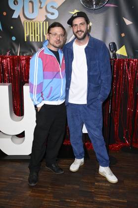 Florian Lukas and Felix Stienz at the premiere of season 1 of the Joyn series Messiah Superstar at Bi Nuu Berlin, 15 05 2025 Foto:xN.xKubelkax xFuturexImagex messiah_5543