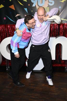Florian Lukas and Oli P at the premiere of season 1 of the Joyn series Messiah Superstar at Bi Nuu Berlin, 15 05 2025 Foto:xN.xKubelkax xFuturexImagex messiah_5554