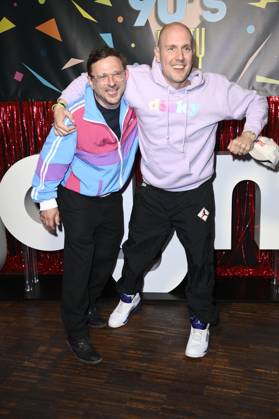 Florian Lukas and Oli P at the premiere of season 1 of the Joyn series Messiah Superstar at Bi Nuu Berlin, 15 05 2025 Foto:xN.xKubelkax xFuturexImagex messiah_5555