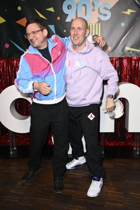 Florian Lukas and Oli P at the premiere of season 1 of the Joyn series Messiah Superstar at Bi Nuu Berlin, 15 05 2025 Foto:xN.xKubelkax xFuturexImagex messiah_5558