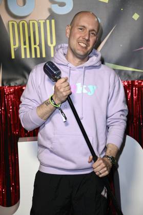 Oli P at the premiere of season 1 of the Joyn series Messiah Superstar at Bi Nuu Berlin, 15 05 2025 Foto:xN.xKubelkax xFuturexImagex messiah_5564