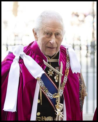 . 16 05 2025. London, United Kingdom. King Charles III arriving at the Order of the Bath service at Westminster Abbey in London. xStephenxLockx xi-Imagesx IIM-25950-0018