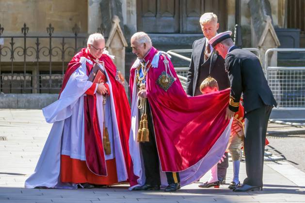 . 16 05 2025. London, United Kingdom. King Charles Arrives at Westminster Abbey. King Charles Arrives at Westminster Abbey to attend the Order of the Bath, Service. xMartynxWheatleyx xi-Imagesx IIM-25952-0005