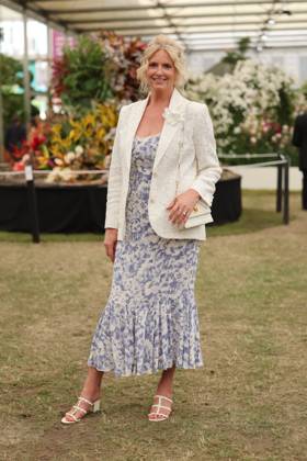 . 19 05 2025. London, United Kingdom. Penny Lancaster at the Chelsea Flower Show in London.  xStephenxLockx xi-Imagesx IIM-25955-0048