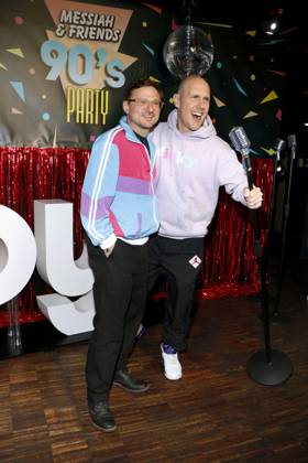 Messiah Superstar , Premiere at Bi Nuu, Berlin, 15 05 2025 Florian Lukas, Oli P , MESSIAH SUPERSTAR , Photo Call for the premiere of the Sat1 and Joyn production at Bi Nuu, Berlin, 15 05 2025 Berlin Bi Nuu Copyright: xAnitaxBuggex