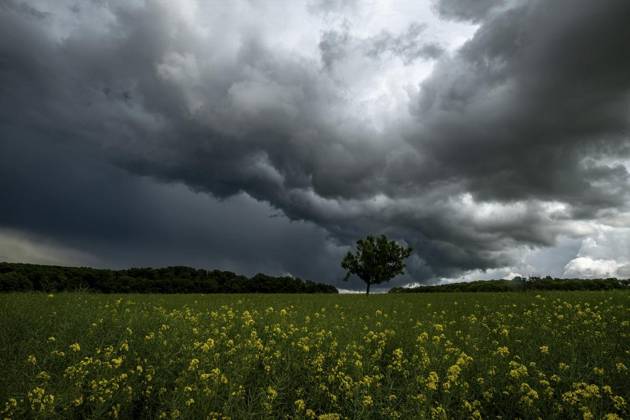 THUNDERSTORMS OVER THURINGIA FOR EDITORIAL PURPOSES ONLY EDITORIAL USE ONLY p 28 05 2025 Söllnitz A thunderstorm front moves over Thuringia in the afternoon, as seen here near Söllnitz Weimarer land Germany Thuringia Söllnitz Copyright SaschaxFromm Copyright: SaschaxFromm doc80uaewq7a8g40rycjf0 ,EDITORIAL USE ONLY Copyright: SaschaxFromm