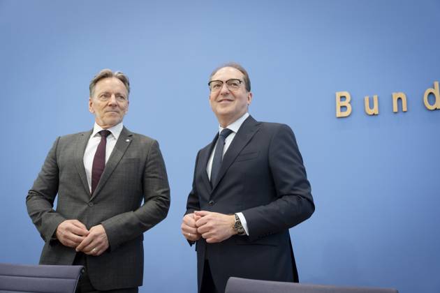 Federal Press Conference, Holger Münch, Alexander Dobrindt Federal Press Conference, BPK, Holger Münch, President, BKA Alexander Dobrindt, BMI, Federal Minister of the Interior Berlin Berlin GER