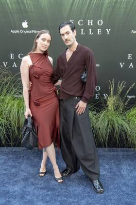 Echo Valley New York Premiere in New York, USA - 04 Jun 2025 Isabelle Chaput and Nelson Tiberghien attend the Echo Valley New York Premiere at AMC Lincoln Square 13. New York United States Copyright: xRonxAdarx xSOPAxImagesx _radar_echovalley_20250604_01821