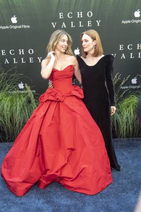 June 4, 2025, New York, United States: (L-R) Sydney Sweeney and Julianne Moore attend the Echo Valley New York Premiere at AMC Lincoln Square. New York United States - ZUMAs197 20250604_aaa_s197_485 Copyright: xRonxAdarx