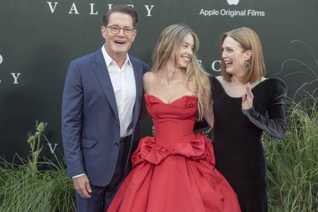 June 4, 2025, New York, United States: (L-R) Kyle MacLachlan, Sydney Sweeney and Julianne Moore attend the Echo Valley New York Premiere at AMC Lincoln Square. New York United States - ZUMAs197 20250604_aaa_s197_487 Copyright: xRonxAdarx
