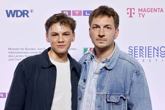Actors Nico Marischka and Johannes Kienast at the premiere of the series Chabos at the 11 Series Camp Festival 2025 at Cinenova Cinema Cologne, 05 06 2025 NRW Germany Copyright: xChristophxHardtx