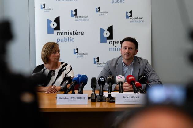 Brussels King s Prosecutor Julien Moinil pictured during a press conference about the file on the death of Fabian (11) on Wednesday 11 June 2025 in Brussels. The 11-year-old Fabian died after he was was chased and hit by a police car, at the Elisabeth park in Ganshoren. MARIUS BURGELMAN  MariusxBurgelman 126686588