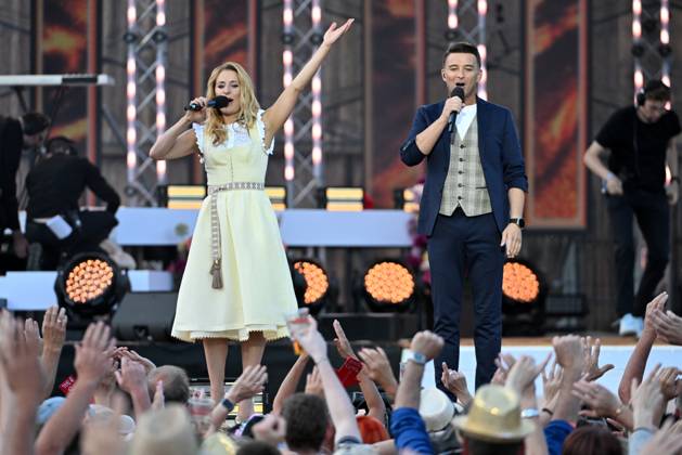 14 06 2025 Bad Kleinkirchheim St Oswald am Hoferriegel in Austria AUT Wenn die Musi spielt Open Air 2025 Stefanie Hertel,